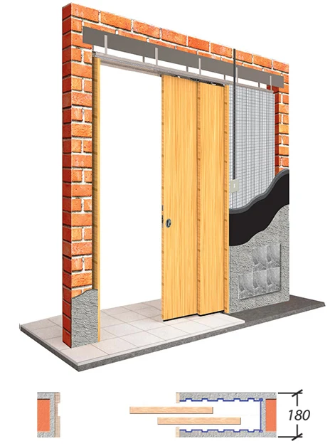 2 DOORS in 1 POCKET - TELESCOPIC
