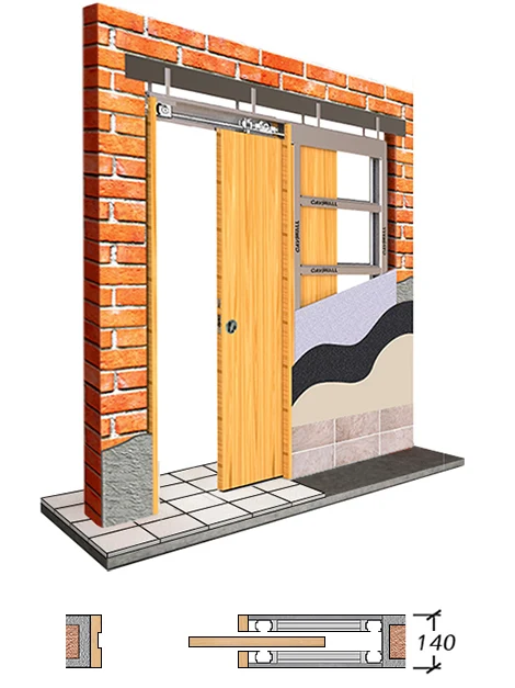 1D1B-SC80-WW 1 DOOR in 1 BOX -  Self Close