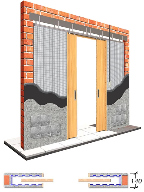 2 DOORS in 2 POCKETS - SYNCHRO