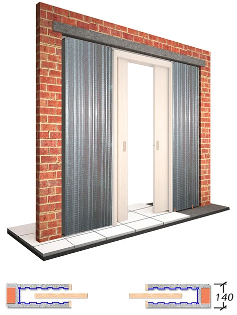 2 DOORS in 2 POCKETS